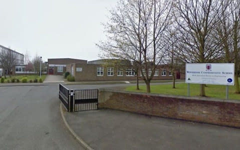 A girl has been arrested at Winterton Community Academy  - Credit: Google Street View