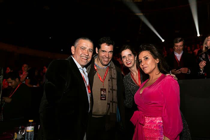 Luis Alfonso de Borbón y Margarita Vargas con Jaime Martínez Bordiú y Marta Fernández