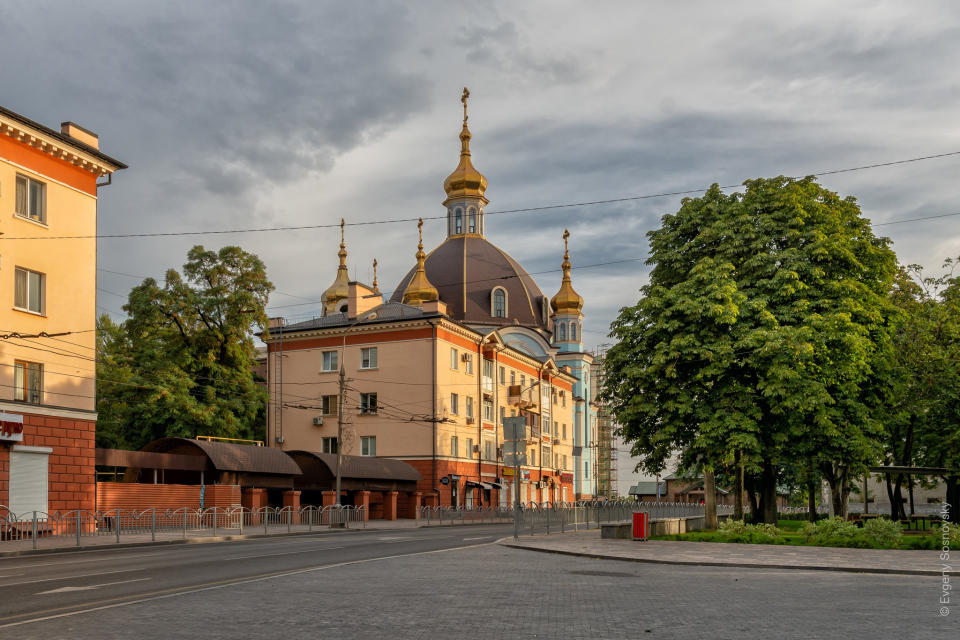 A portion of downtown Mariupol, Ukraine, before the war started. (Evgeny Sosnovsky)