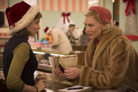 <p><i>Star Wars</i> is dominating the conversation right now, but plenty of smaller films have garnered end-of-the-year awards buzz, and they’re doing just fine. Despite their limited releases, <i>Spotlight, Carol</i> (pictured)<i>, Room, Brooklyn, Youth, </i>and <i>The Big Short </i>are all attracting a cinema-savvy audience. (Photo: The Weinstein Co.)</p>