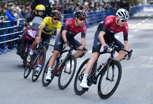 Chris Froome back in the saddle at Saitama in October