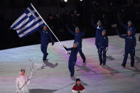 <p>Vornweg natürlich die Griechen. Ganz traditionell läuft das Land bei den Olympischen Spielen stets als erstes Team ein. (Bild: Getty Images) </p>