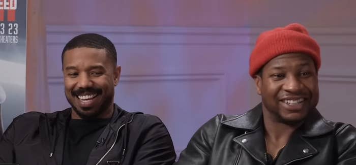 Michael B. Jordan and Jonathan Majors