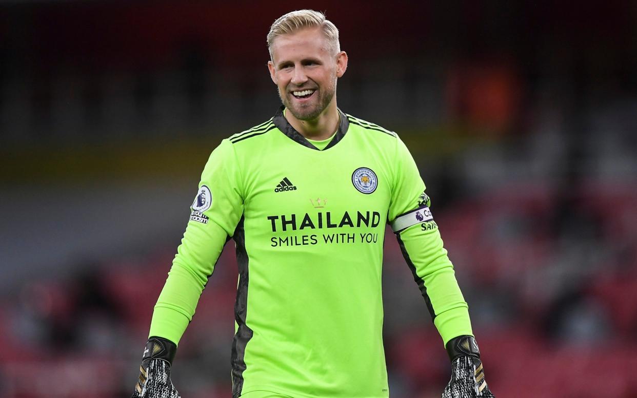 Kasper Schmeichel - Kasper Schmeichel confident Leicester's Champions League experience will provide Europa League boost - NMC POOL