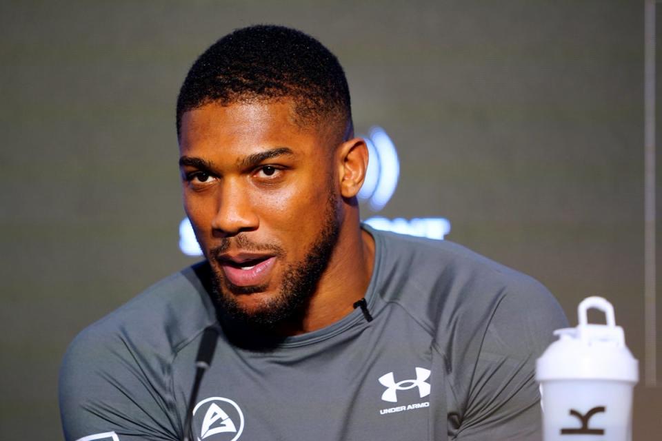 Anthony Joshua is eyeing a December bout with Deontay Wilder (Zac Goodwin/PA) (PA Wire)