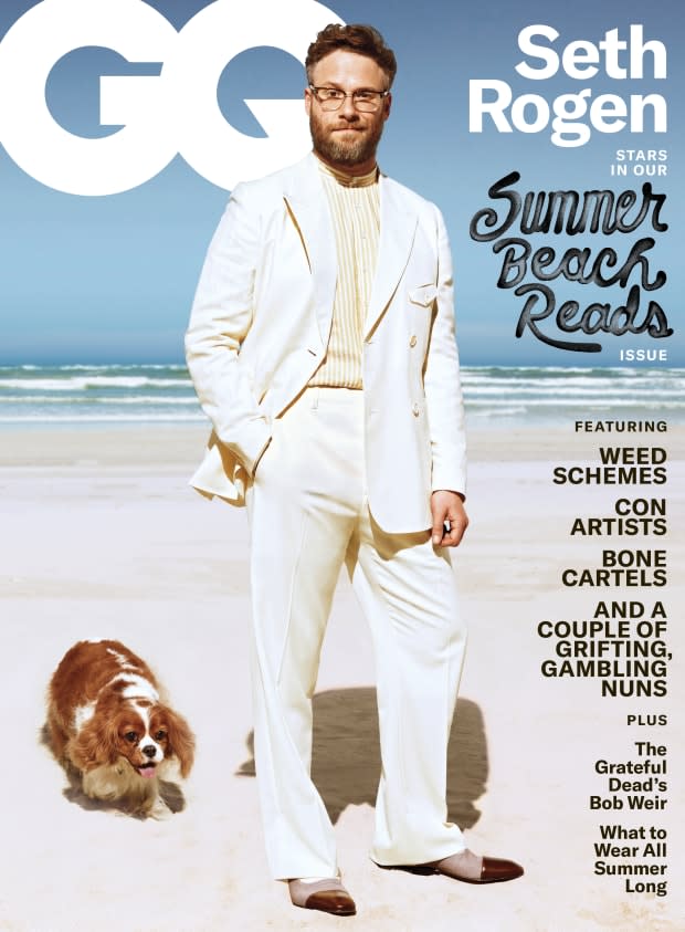 <em>Seth Rogan on the June/July 2019 cover of "GQ." Photo: Sebastian Mader/Courtesy of "GQ"</em>