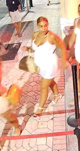 Daytona Beach Police are searching for this woman in connection with a shooting that took place near a nightclub on Seabreeze Boulevard Saturday night.