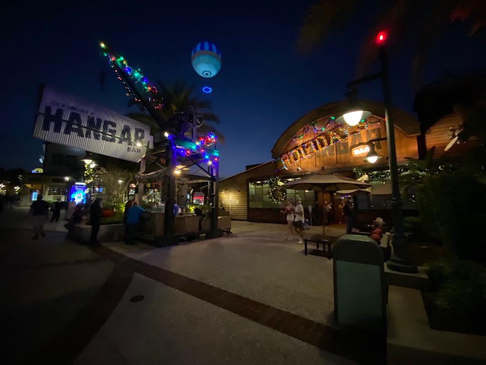 A view of Jock Lindsey's Hangar Bar at Disney Springs in December 2021.