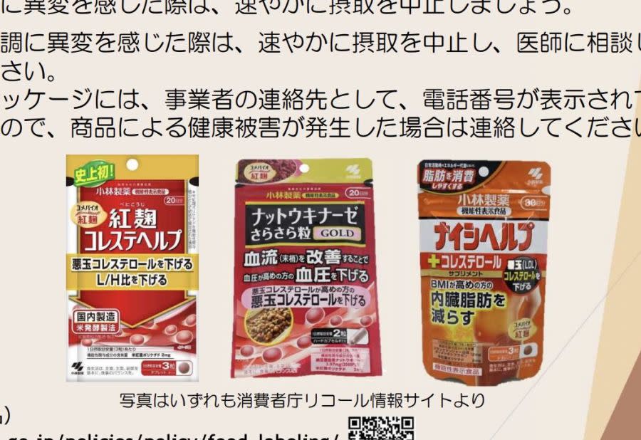 小林製藥「紅麴」台灣通報增至11件！ 有人吃到日本買回紅麴膠囊 247