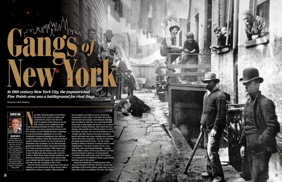 Gangs of New York feature spread, All About History 127
