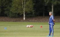 Football - Chelsea Training - FA Community Shield Preview - Chelsea Training Ground - 31/7/15 Chelsea manager Jose Mourinho during training Action Images via Reuters / Andrew Couldridge Livepic