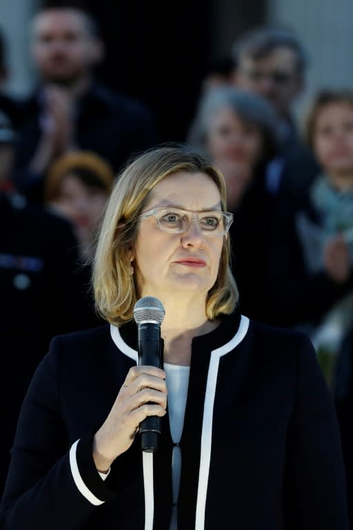 Home Secretary Amber Rudd said it was "completely unacceptable" that police and security services had not been able to crack the heavily-encrypted service WhatsApp