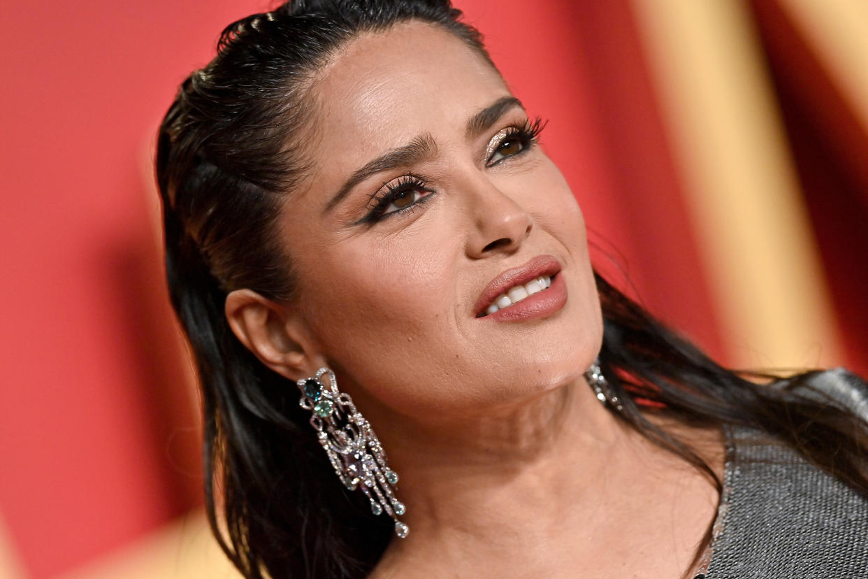 Salma Hayek tuvo que enfrentarse a un curioso compañero de reparto en el rodaje de 'Frida'. (Foto deAxelle/Bauer-Griffin/FilmMagic)