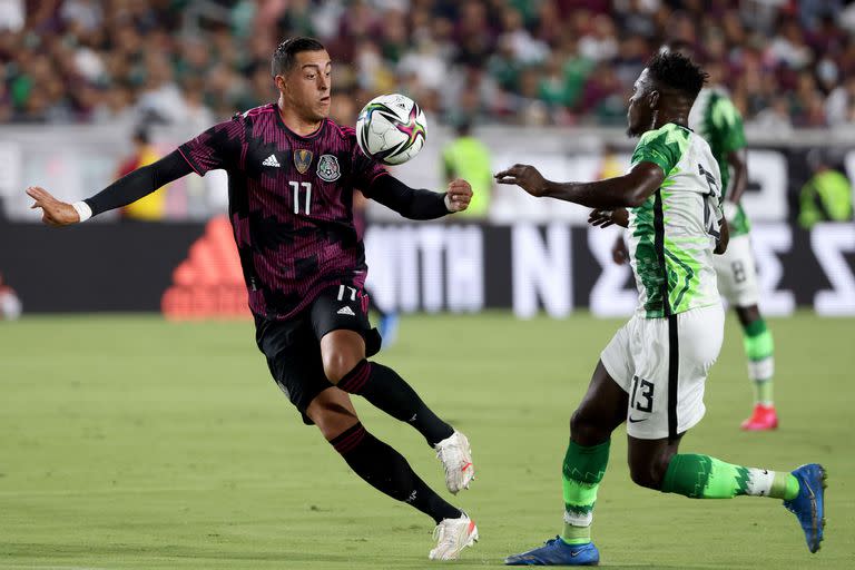 El argentino nacionalizado mexicano Rogelio Funes Mori convirtió un gol en ocho partidos que disputó para el conjunto azteca este año 