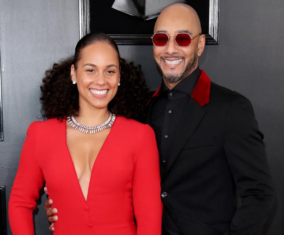 Alicia Keys and Swizz Beatz attend the 61st Annual GRAMMY Awards at Staples Center on February 10, 2019 in Los Angeles, California.