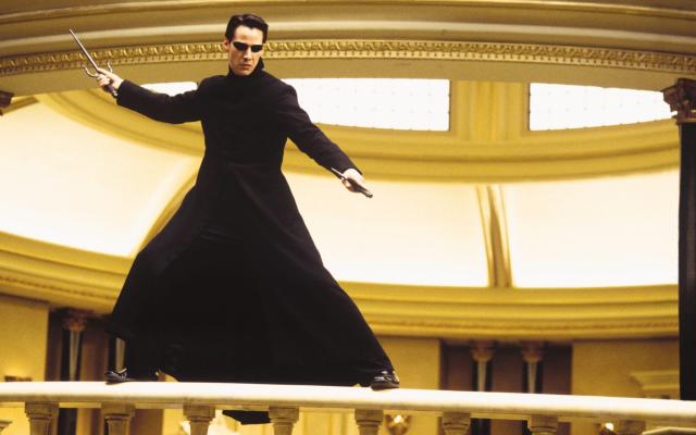 Keanu Reeves starred as Neo in The Matrix Reloaded (2003) - Jasin Boland/ Warner Bros. Pictures 2003
