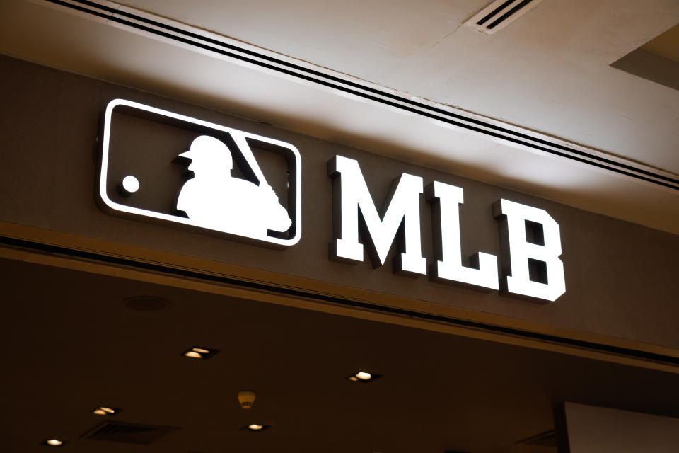 Marijuana was removed from MLB’s banned substance list in December. The league, however, isn’t completely open to its players using the drug. (Alex Tai/SOPA Images/LightRocket/Getty Images)