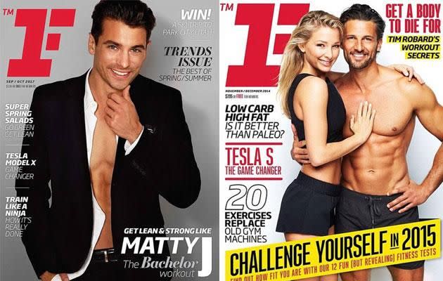 Matty J has just appeared on the cover of Fitness First's magazine, much like Tim did back in 2015. Source: Fitness First Magazine