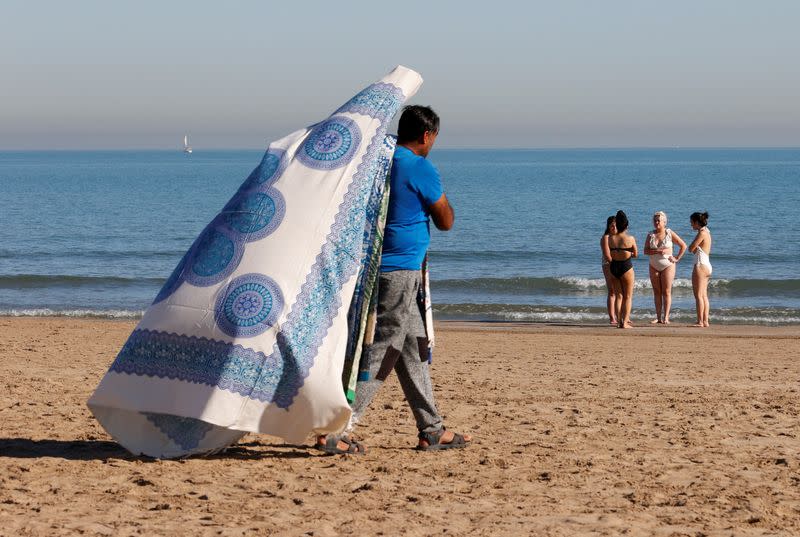 High temperature in Valencia in January