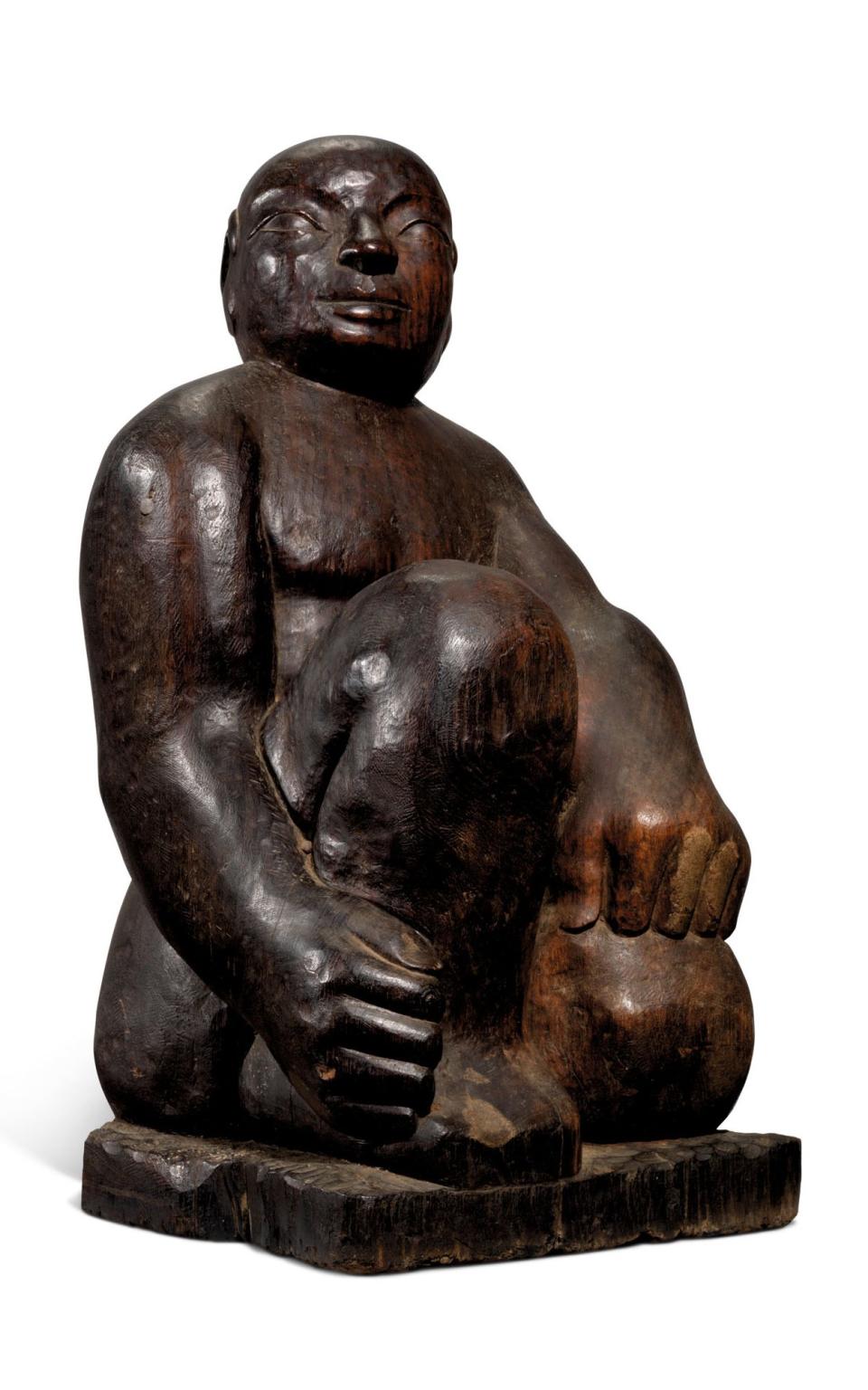 Lot 209 RONALD MOODY (1900-1984) Man Kneeling Estimate GBP 4,000 - GBP 6,000    - Natalie Parrish/DALiM