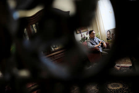 Malaysian politician Anwar Ibrahim speaks to Reuters during an interview at his house in Kuala Lumpur, Malaysia May 17, 2018. REUTERS/Stringer