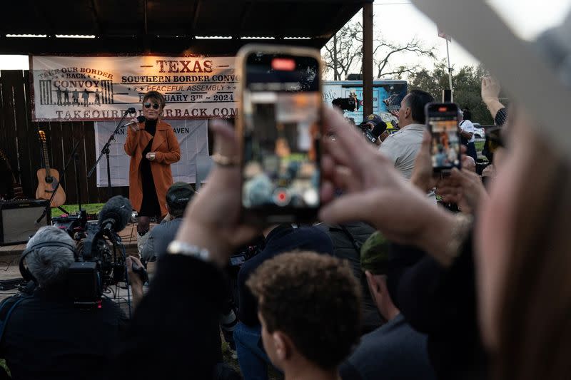 'Take Back Our Border' trucker convoy hosts rally in Dripping Springs, Texas