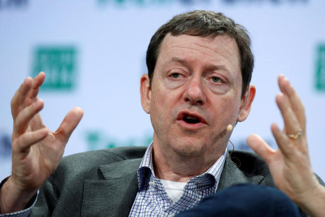Fred Wilson, the co-founder of Union Square Ventures, speaks during the TechCrunch Disrupt event in Brooklyn borough of New York, U.S., May 10, 2016.  REUTERS/Brendan McDermid