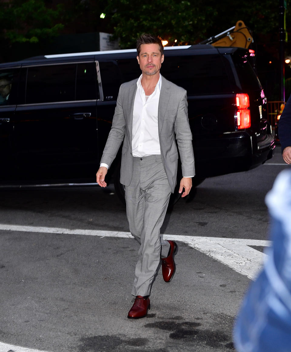 Brad attended the bash alongside a host of celebrities. Here he is pictured in New York in 2017.Photo: Getty Images