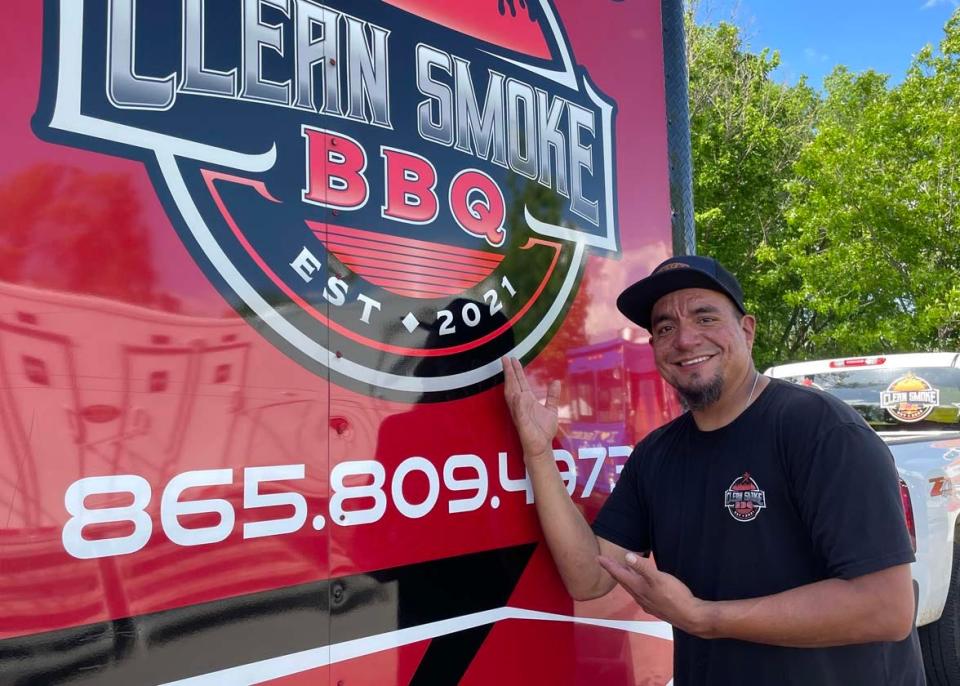 Joseph Root, owner of Clean Smoke BBQ, brought his brand-new food truck to serve up his favorite tacos at the Southern Tequila and Taco Fest to benefit Remote Area Medical at Mayor Ralph McGill Plaza on April 28, 2023.