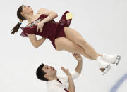 <p>Austrian figure skating pair Miriam Ziegler and Severin Kiefer are a couple on and off the ice. (AP) </p>