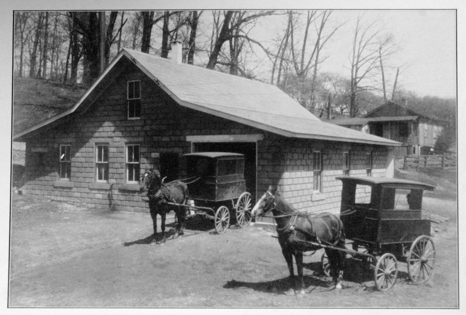 The milk house circa 1910s on the property of Spring Hill Historic Home. The Wales family used the milk house during the operation of Spring Hill Dairy.
