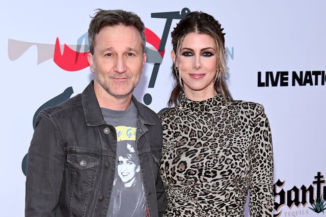 <p>Araya Doheny/Getty</p> Breckin Meyer and Kelly Rizzo.