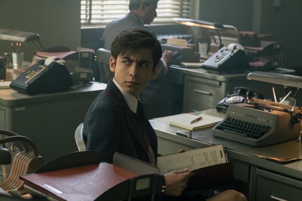 Aidan Gallagher in The Umbrella Academy (Christos Kalohoridis/Netflix)