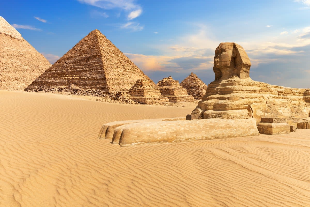 It’s a hot walk up through the Grand Gallery of the Great Pyramid (Getty Images/iStockphoto)