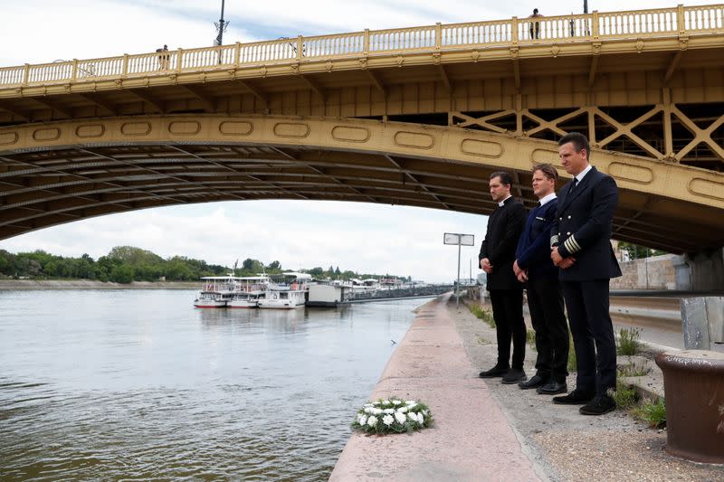 The 2nd anniversary of the boat accident on the Danube river, in Budapest