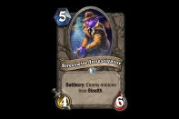 <p>Unless Rogues decide to run decks full of Stealth minions (not likely), Streetwise Investigator will be sitting in your Collection with little to do. His stats are okay, but nothing special enough to trade off for a worthless power in most situations. </p>