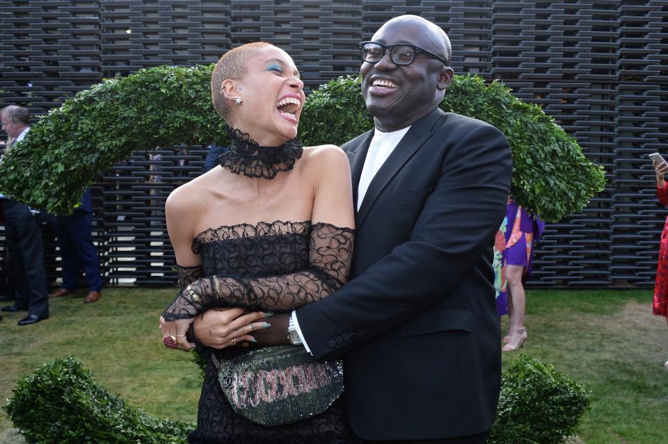 Adwoa Aboah and Edward Enninful