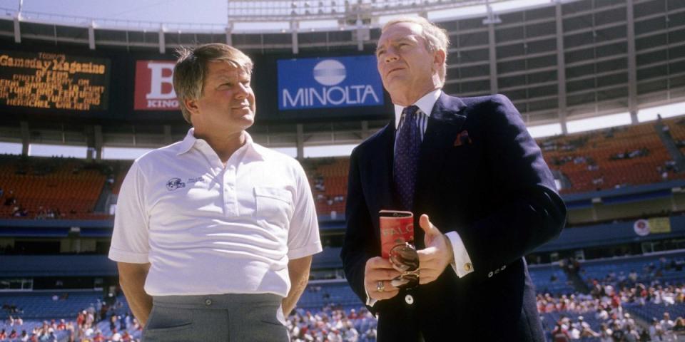 Jimmy Johnson and Jerry Jones