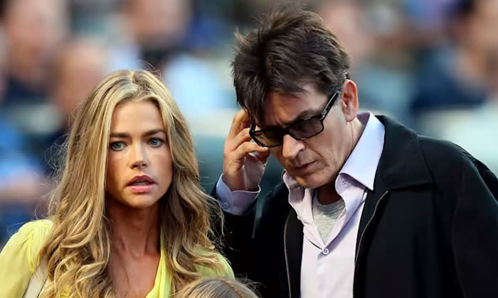 Denise Richards and her ex-husband Charlie Sheen