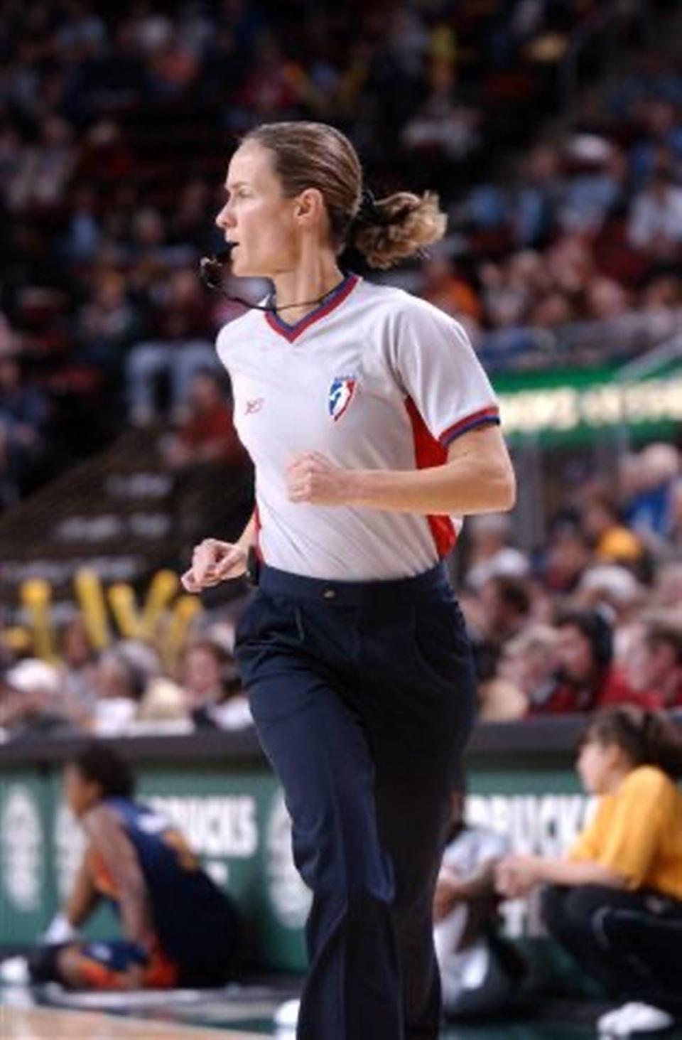 In her days as an active official, Lisa Mattingly worked 18 women’s NCAA Basketball Tournament Final Fours and 10 national title games. Now an officiating administrator for seven college conferences including the SEC, Mattingly, a Marion County product and resident of Nicholasville, is moonlighting as ESPN’s “rules analyst” for the network’s coverage of the 2024 Women’s NCAA Tournament. Photo submitted by Lisa Mattingly