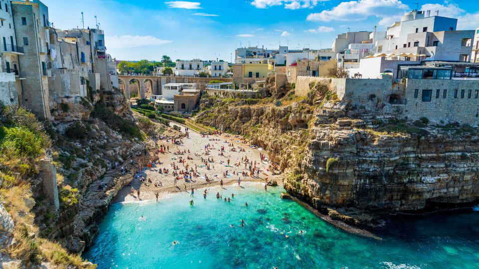 Polignano is a famously pretty coastal town.  - Michal Ludwiczak/iStockphoto/Getty Images