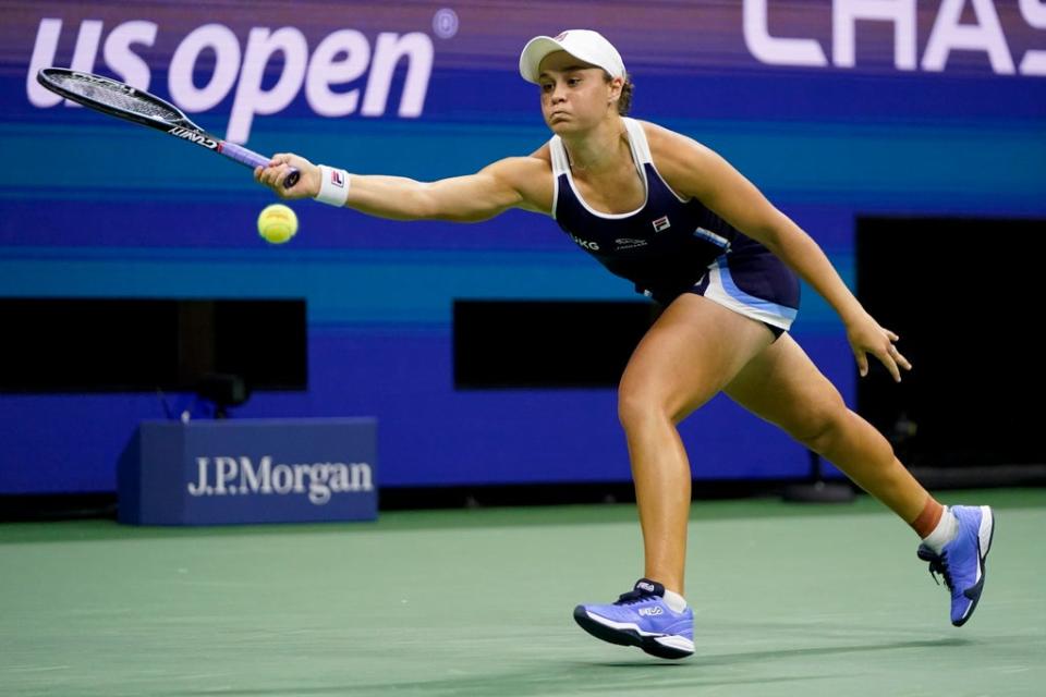 Ash Barty’s six months on the road ended with defeat in the US Open (Frank Franklin II/AP) (AP)