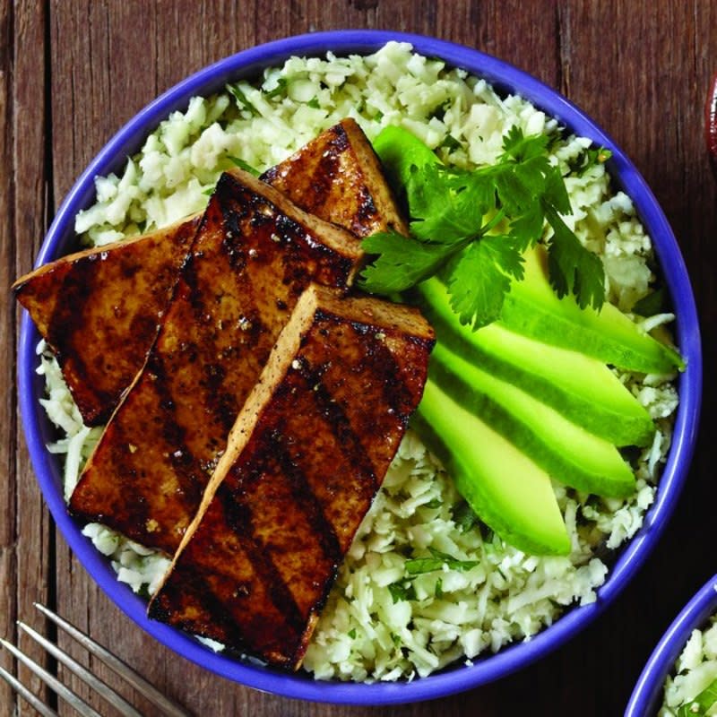 <p>Ever feel like having a vegetarian meal but honestly just don’t know where to start? This Balsamic Grilled Tofu feels indulgent, but is super healthy. <strong>Get the Recipe: <a href="https://mommyevolution.com/balsamic-grilled-tofu-recipe/" rel="nofollow noopener" target="_blank" data-ylk="slk:Balsamic Grilled Tofu;elm:context_link;itc:0;sec:content-canvas" class="link rapid-noclick-resp">Balsamic Grilled Tofu</a></strong></p>