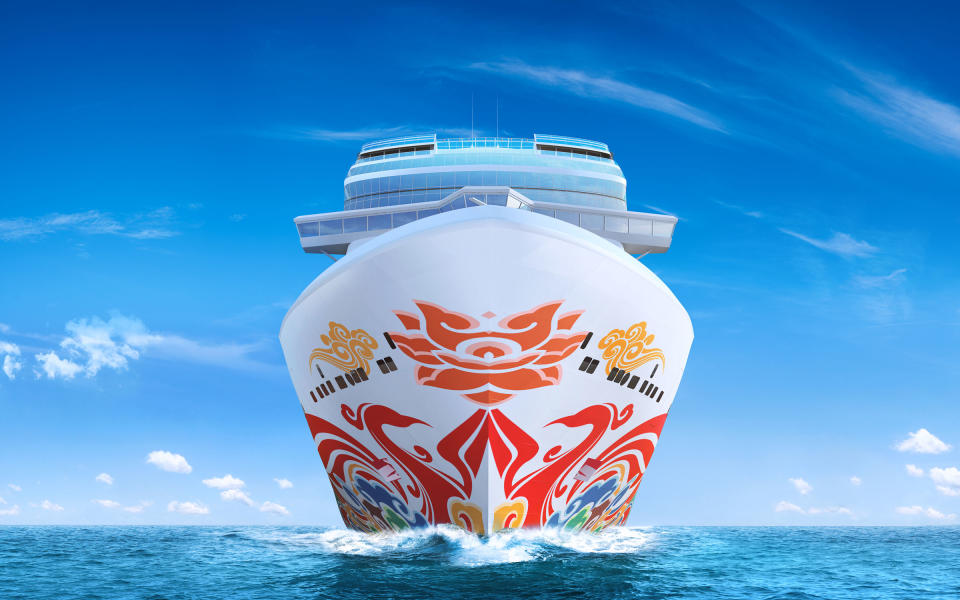 Chinese artist designing cruise ship