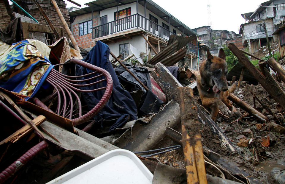 Mudslides in Colombia