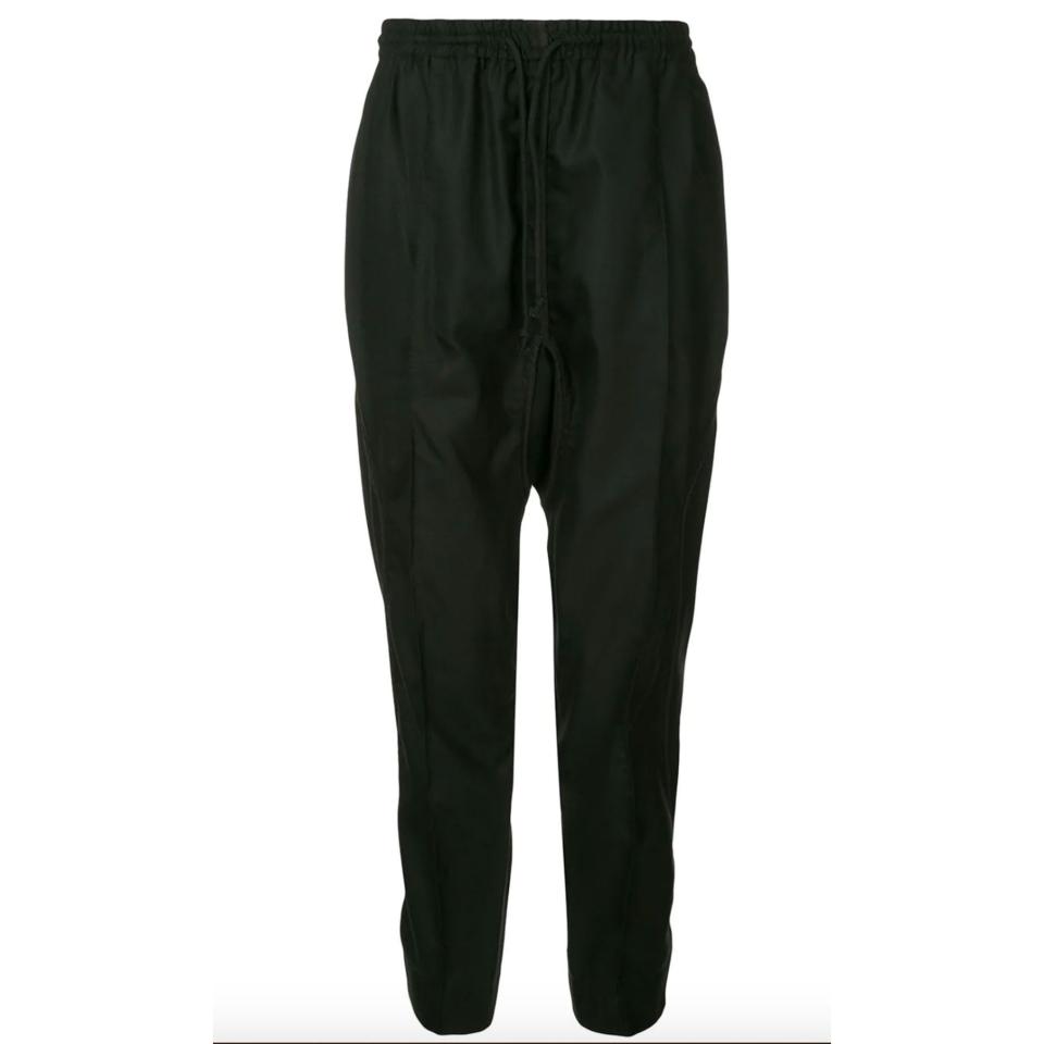 wool track pants