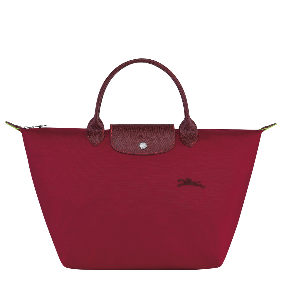 Le Pliage Green bag in red. (PHOTO: Longchamp)