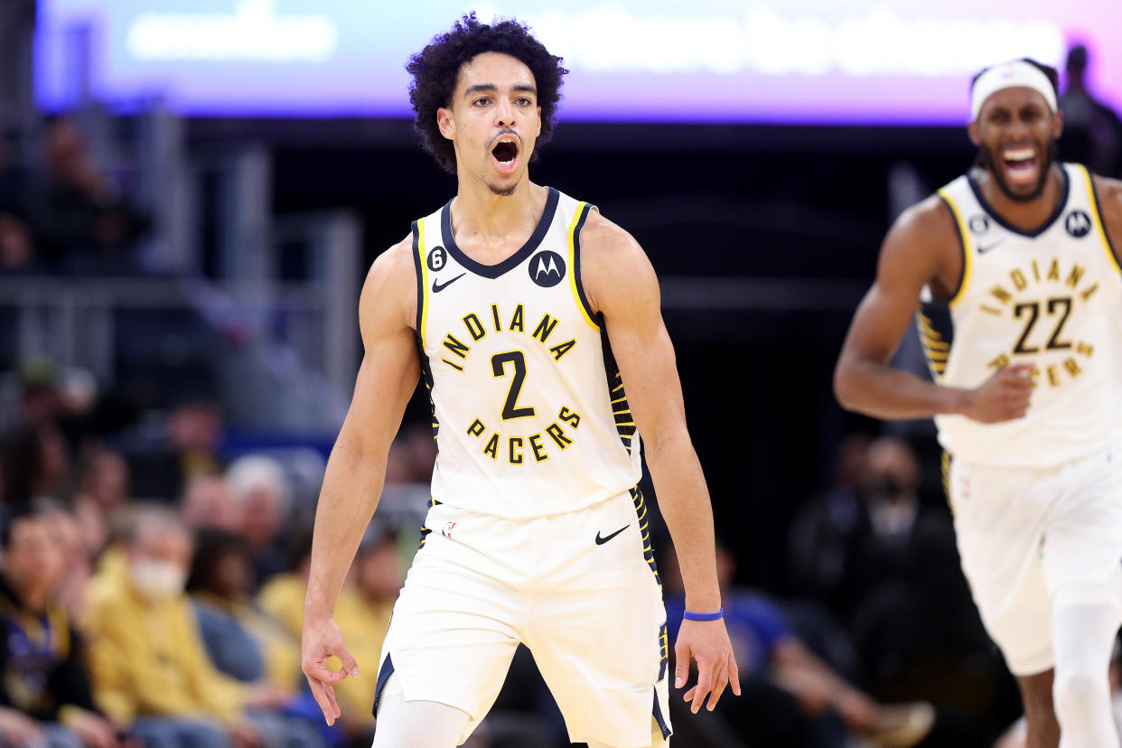 Some young players around the NBA could become fantasy breakouts depending on their teams' trade deadline activity, such as the Pacers' Andrew Nembhard.