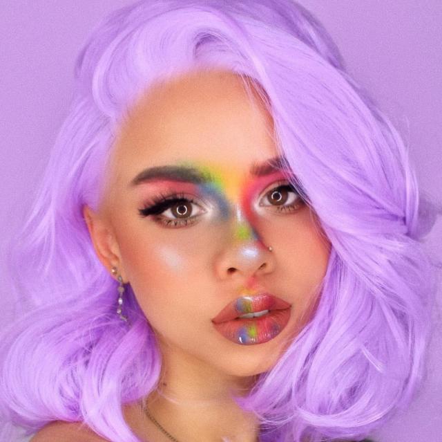 PRIDE MAKEUP LOOK - Mademoiselle O'Lantern