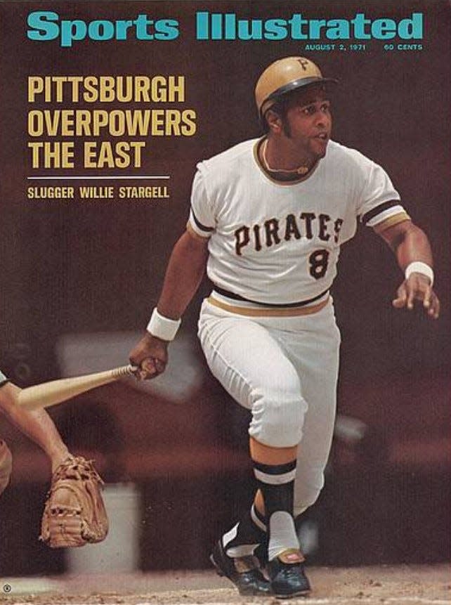 Willie Stargell of the Pittsburgh Pirates in this 1971 Sports Illustrated cover. Stargell later moved to Wilmington.